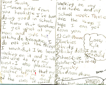 BeAnElf.org: Real letters to Santa