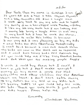 BeAnElf.org: Real letters to Santa