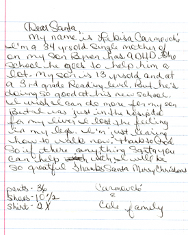BeAnElf.org: Real letters to Santa
