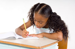 Girl Writing Letter