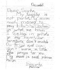 BeAnElf.org: Real letters to Santa